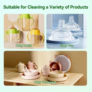GROWNSY Momcozy 150 Pezzi Detergente Naturale per Biberon Altamente Efficace per la Pulizia di Bottiglie e Pastiglie per il Lavaggio - Product Image 6