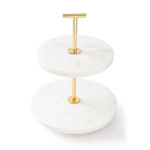 Support à gâteau circulaire fait main antiadhésif avec base dorée, compatible four et congélateur, lavage à la main uniquement - Product Image 3