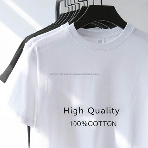 High Quality Bulk <b>Blank</b> T-Shirts Mens Clothing Short Sleeve 120g Heavy <b>Weight</b> 100% Cotton Anti-shrink Regular Fit Casual Digital - Product Image 5