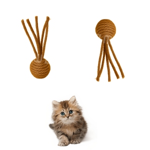 Eco Friendly Coco <b>Rope</b> Cat Toy for Indoor Chew Toys <b>Exercise</b> and Stress Relief - Product Image 1