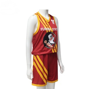Professional Made Basketball Uniform Factory Manufactured Sports Wear Soft <b>Fabric</b> 100% Polyester Basketball Uniforms Hot Sale - Product Image 1