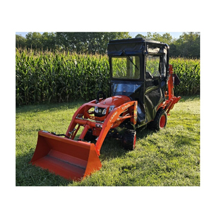 Mini Tractor de Dirección Deslizante BX23S, Retroexcavadora y Cargadora Frontal Todo en Uno con Bomba Hidráulica MOOG - Product Image 6