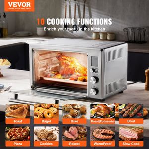 28L Countertop Convection Oven 10-IN-1 <b>Toaster</b> Baker with 1800W for Home Use - Product Image 2