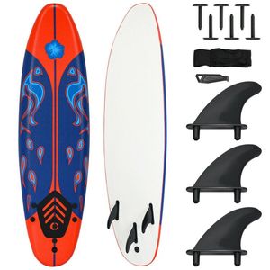 Tavola da Surf da 6 Piedi con 3 Pinne Staccabili per Surf e Sport Acquatici - Product Image 5