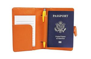 Genuine Leather <b>Passport</b> <b>Wallet</b> Cover Quick Shipping Business Gift for Travelers Premium Leather <b>Passport</b> Holder Case - Product Image 6