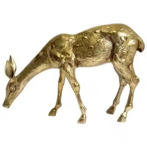 Statue de renne décorative en fer de qualité supérieure, décoration de Noël pour la collection d'ameublement de la maison - Product Image 2