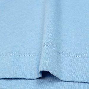Camiseta de media manga con cuello redondo sólido rico en algodón peinado para hombre, camiseta ecológica de bambú orgánico con cuello redondo para hombre - Product Image 1