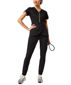 De calidad superior de su propio diseño uniforme de enfermera médico zip halagador uniforme del hospital médico para el doctor y la enfermera - Product Image 4