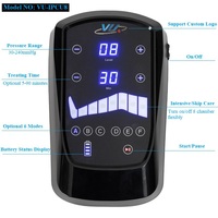 Appareil de compression pneumatique à 8 cavités, masseur à compression d'air portable et rechargeable pour la prévention des THCV et le soulagement de l'œdème
