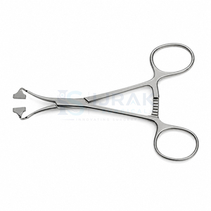Pinza de reducción ósea quirúrgica manual de acero con punta esférica para uso veterinario ortopédico - Product Image 2