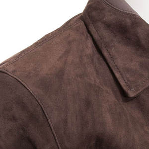 Veste en cuir pour homme, coupe classique, style streetwear, couleurs personnalisées, imperméable, coupe-vent, respirante, hiver, prix bas - Product Image 6