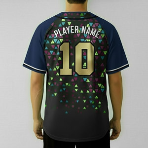 Camiseta de Béisbol Profesional Transpirable con Estampado y Logotipo Personalizado, 100% Poliéster, Colores y Tallas Personalizables - Product Image 3