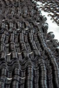 Cabello Remy de trama única ondulado al vapor sin enredos y desprendimiento de origen vietnamita trama de cabello Remy de alta calidad - Product Image 5