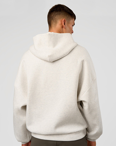 Sudadera con Capucha Extra Grande para Hombre, de Forro Polar, Color Sólido, Corte Regular Informal, con Bolsillos, para Otoño - Product Image 2