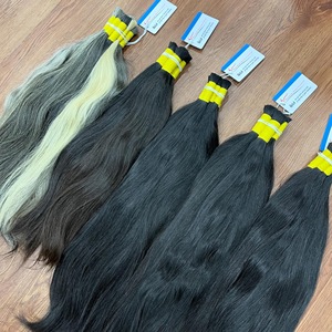 Extensiones de Cabello Humano Virgen Natural de Donante Vietnamita al por Mayor, Cabello a Granel de un Solo Donante para Trenzas, Sin Trama, Estilo Liso, Nueva Llegada - Product Image 3