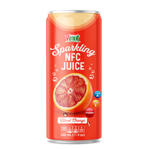 Jus d'orange pétillant 330 ml, boisson gazeuse, fabricant OEM ODM, marque privée, vente en gros - Product Image 1
