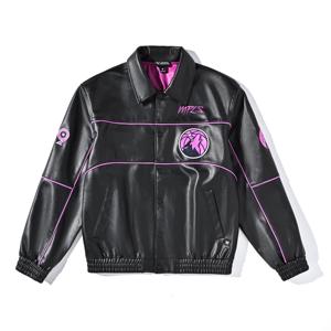 Chaqueta de Cuero PU Avirex Vintage para Hombre, Profesional, con Cierre, Diseño Premium de Alta Calidad, Impermeable, de Secado Rápido, Recubierta, ODM, Privada - Product Image 1