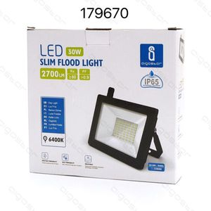 Faretto LED Sottile 30W 2700Lm 6400K IP65 per Illuminazione Esterna - Product Image 1