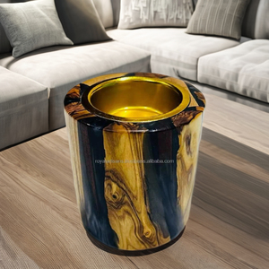 2025 Royal Artisans Premium Oud Burner Luxury Mubkhar Incienso Holder Hecho a mano Madera de pino Bakhoor Indio Incienso All-Season - Product Image 5