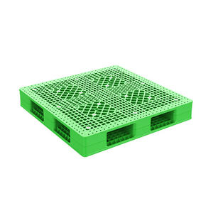 Palette en plastique Duy Tan à faible MOQ, 1210-WGTZ, en PEHD, chargement dynamique simple face, 0,8T, entrée 4 directions, transport de marchandises, prête à être expédiée - Product Image 5