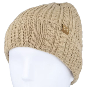 Wholesale <b>Wool</b> Blend Classic <b>Beanie</b> Soft Warm Winter Knit Cap OEM Custom Street Style Adjustable Unisex High End Cuffed - Product Image 3