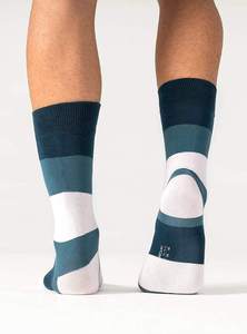 Calcetines de Vestir para Hombre OEM 2026 ML-147, de Algodón Peinado, 100% Algodón, con Rayas, Envío Gratis - Product Image 2