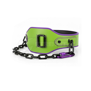 Cinturón de cuero duradero para levantamiento de pesas con cadena resistente para entrenamiento de fitness y gimnasio - Product Image 2