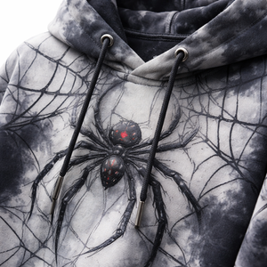 Wholesale Custom <b>Lightweight</b> Breathable 100% Cotton Spider <b>Hoodie</b> with Drawstring-Factory Direct Supplier for Bulk Orders - Product Image 4