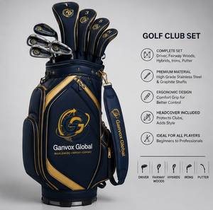 Ensemble complet de clubs de golf Ganvox Global pour droitiers, hommes, durable, avec sac - Product Image 3