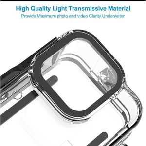 Per GoPro Hero 11/10/9 custodia impermeabile subacquea nera Action & accessori per fotocamera sportiva per protezione subacquea - Product Image 6