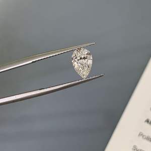 Diamant de laboratoire HPHT CVD en forme de poire de 1,03 ct, certifié IGI, clarté VVS, couleur D, pour la vente en gros et la joaillerie - Product Image 1