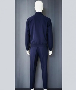 Survêtement de sport unisexe en Spandex/Polyester, confortable, écologique, respirant, tissu décontracté uni pour l'automne - Product Image 2