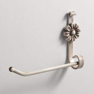 Elegant Wall Mounted Iron Toilet Paper Holder Stylish Tissue <b>Roll</b> Dispenser For Bathroom And Washroom Decor - Product Image 2