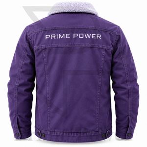 Custom Sherpa <b>Lined</b> Denim <b>Jacket</b> <b>Men's</b> Winter <b>Fleece</b> Collar Trucker Jean Coat OEM ODM Wholesale Private Label Clothing Factory - Product Image 2