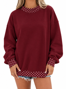 Cozy Custom Women’s <b>Mock</b> <b>Neck</b> Pullover Casual Long Sleeve <b>Top</b> Relaxed Fit Sweatshirt Comfortable Daily Clothing - Product Image 1