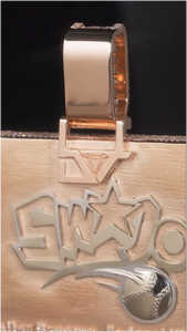 Pendentif Breloque Personnalisé Moissanite Iced Out, Bijoux Hip Hop Bling, Vente en Gros, Plaqué Or 18 carats, Or Rose, Argent, Plaque Nominative pour Hommes - Product Image 2