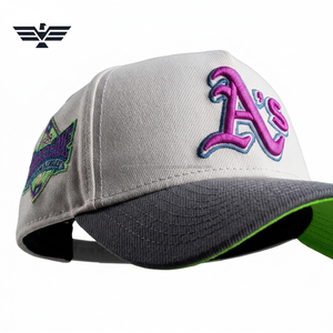 Casquette de baseball verte personnalisée à visière plate, broderie 3D, 6 panneaux, chapeau de sport |   Brim plat respirant et réglable |   Premium Unisexe 100% - Product Image 6