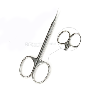 กรรไกรตัดหนังกำพร้าสแตนเลส SAAR GLOBAL SURGICAL ด้ามจับสีแดง ใบมีดคมตรง ทนทาน พับได้ ดีไซน์ใหม่ สำหรับทำเล็บ - Product Image 2