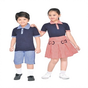 Premium Quality Custom Made Primary School Uniforms Children's Kids Clothing Manufacturers Wholesale School Uniform Dress Set - Product Image 3