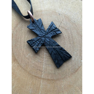 Colgante de Metal Antiguo en Forma de Arco de Luna, Texturizado, con Gancho y Bucle, Estilo Vintage Industrial, Geométrico, para Joyería, Personalizable - Product Image 4