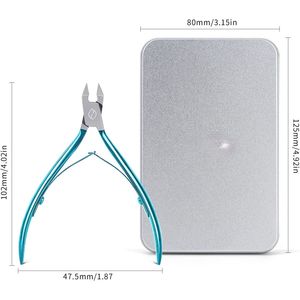 Tronchesino per Unghie Incarnite in Acciaio Inossidabile con Punta Affilata e Lama Larga Dritta per Unghie dei Piedi Spesse - Product Image 4