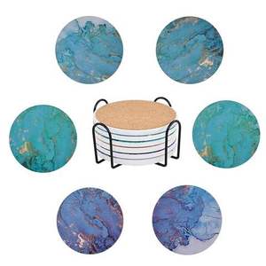 Round Wooden Coaster <b>Heat</b> Resistant <b>Reusable</b> Table Mat Eco Friendly Dining Table <b>Pad</b> - Product Image 2