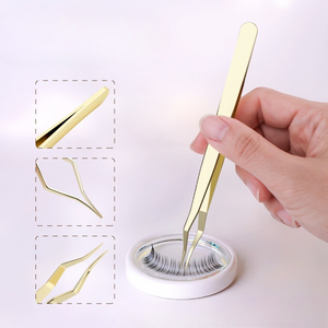 แหนบต่อขนตาขายดี ผลิตจากสแตนเลสอย่างดี ผ่านการทดสอบด้วยมือ ปลายแหลม - Product Image 5