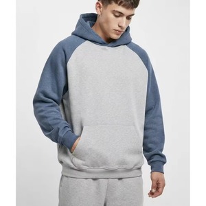 Sweat à capuche homme en molleton bouclette 100% coton, coupe droite, épaules tombantes, style streetwear, personnalisable avec logo, coupe oversize - Product Image 1