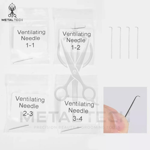 Porte-aiguilles de ventilation en laiton or rose, 4 tailles, aiguilles micro-hameçons en acier inoxydable, durables et professionnelles pour perruques Lace Frontal et toupets - Product Image 6