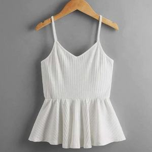 T-shirt court ajusté en coton et élasthanne respirant pour femme, à séchage rapide, écologique, style hip-hop, blanc - Product Image 6