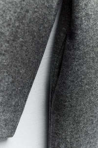 Abrigo largo cortavientos personalizado de fábrica, chaqueta larga gruesa con forro bomber para exteriores, chaquetas de invierno cálidas - Product Image 6