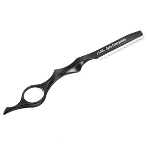 Peigne rasoir professionnel pour coiffure, peigne à effiler les cheveux, peigne de coupe avec lames de rechange en acier inoxydable pour une finition lisse - Product Image 2