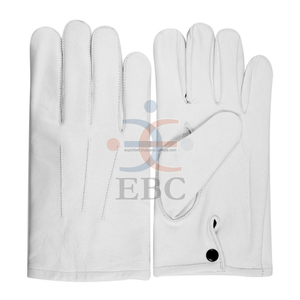 Gants en cuir uni OEM pour les défilés et le port quotidien, doublés de cachemire, marron, en cuir Gotaskin, gants d'hiver en cuir, gants de mode - Product Image 2