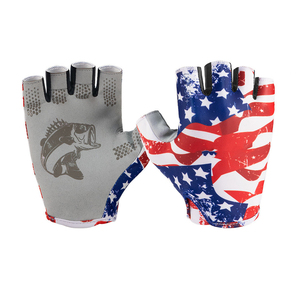 Guantes de Pesca de Secado Rápido, Transpirables y Antideslizantes, Directo de Fábrica, con Servicio de Logotipo Personalizado OEM - Product Image 3